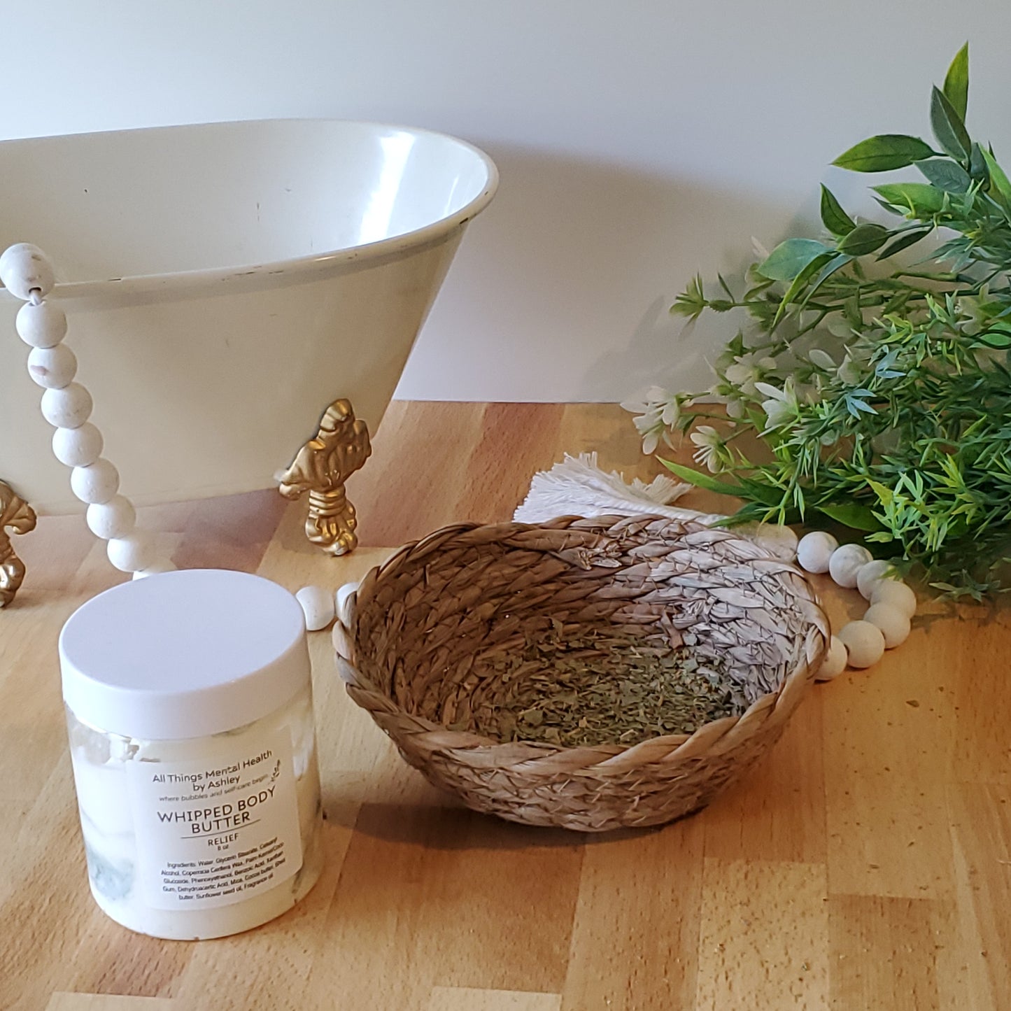 Relief Whipped Body Butter I Eucalyptus & Mint I Cocoa Butter I Shea Butter I
