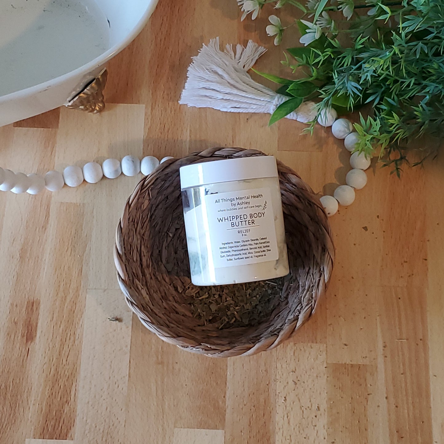 Relief Whipped Body Butter I Eucalyptus & Mint I Cocoa Butter I Shea Butter I