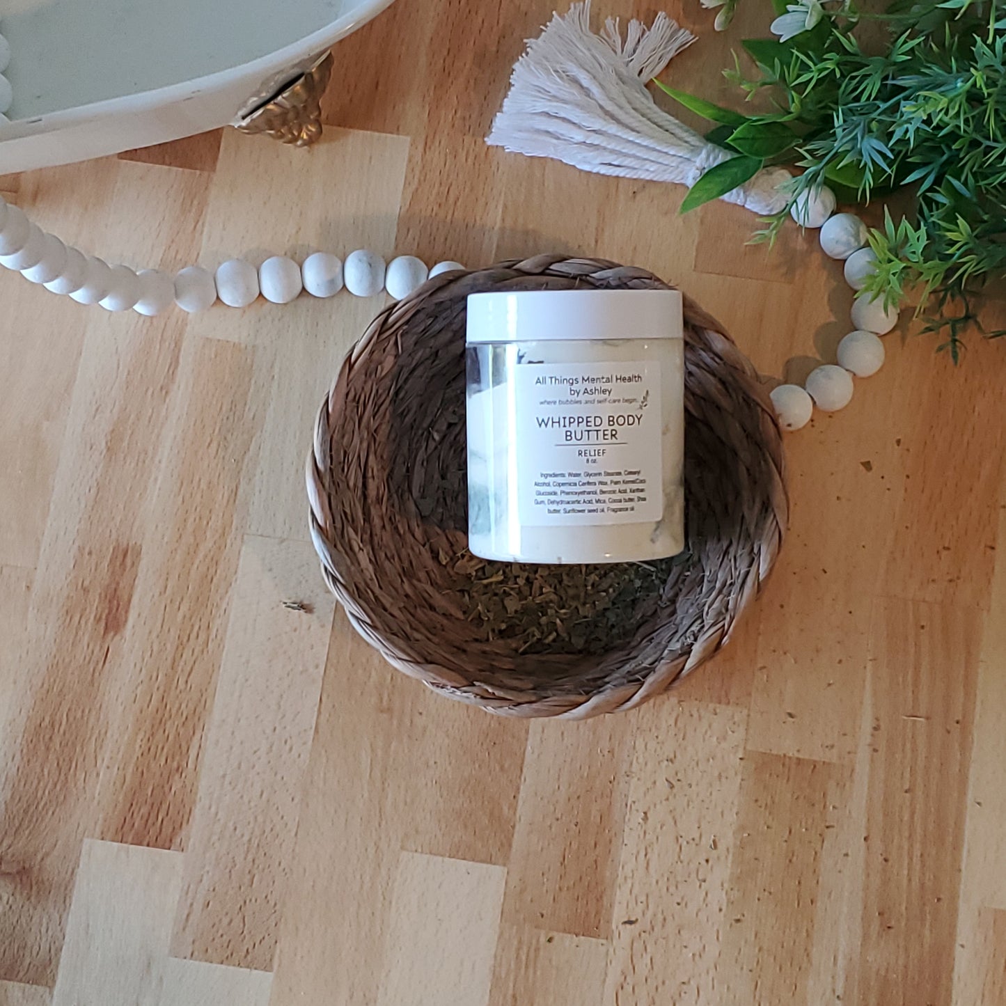 Relief Whipped Body Butter I Eucalyptus & Mint I Cocoa Butter I Shea Butter I
