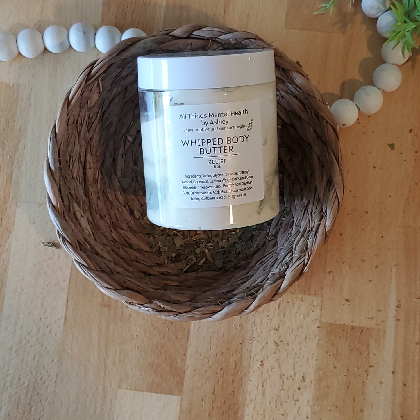 Relief Whipped Body Butter I Eucalyptus & Mint I Cocoa Butter I Shea Butter I