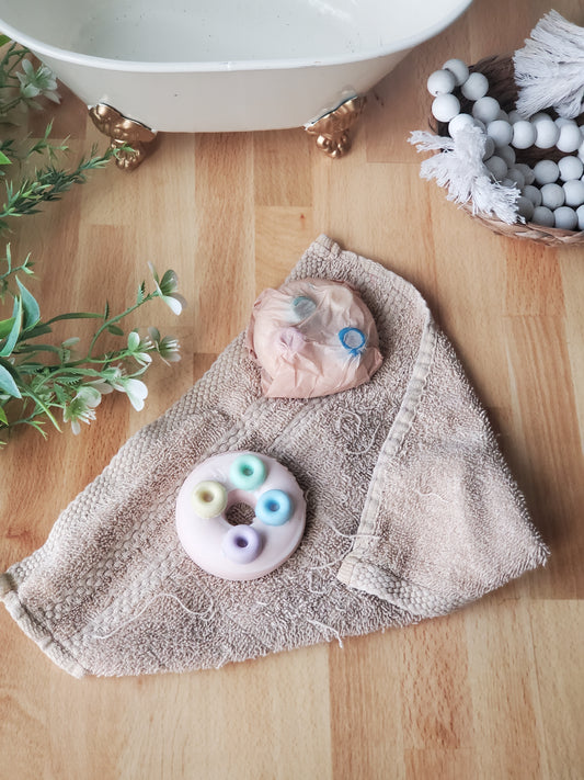 Morning Cartoon Donut Soap I Shea Butter I Mango Butter I Kids Collection