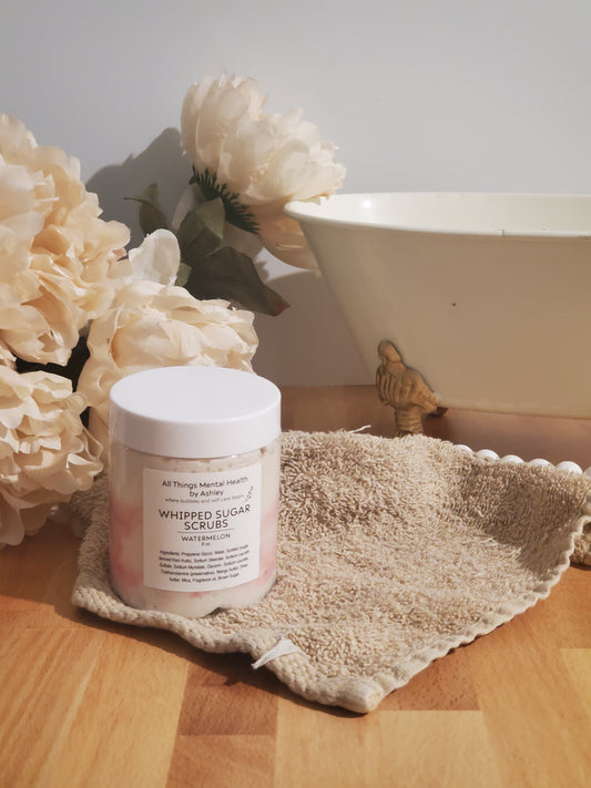 Watermelon Whipped Sugar Scrub I Shea Butter I Summer Collection I