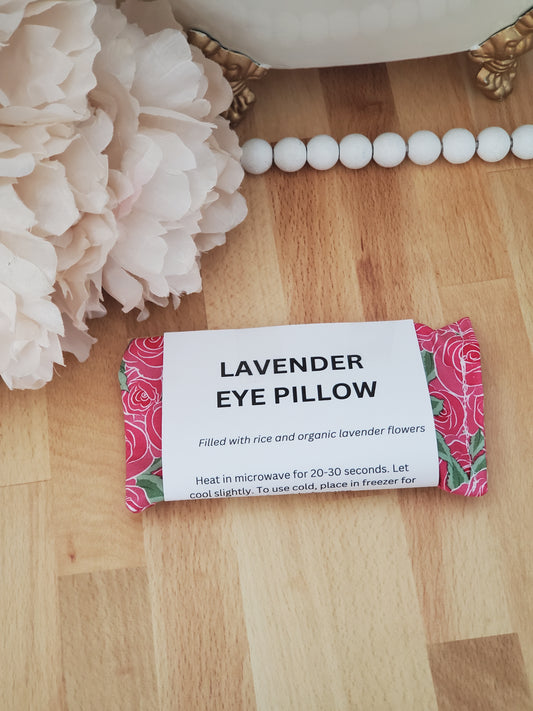 Pink Rose I Eye Pillow I Lavender I Valentines Day