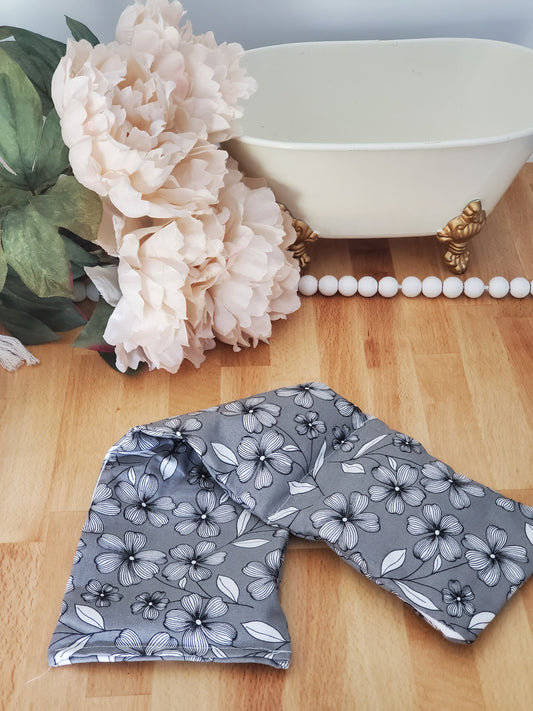 Black & White Floral I Neck Wrap I Lavender I Spring Collection