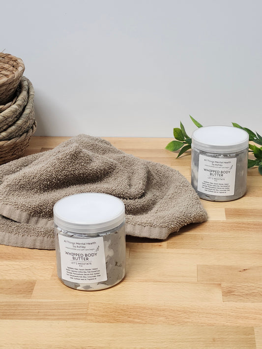 Lets Meditate Whipped Body Butter I Sandalwood & Vanilla I Cocoa Butter I Shea Butter I Masculine Collection