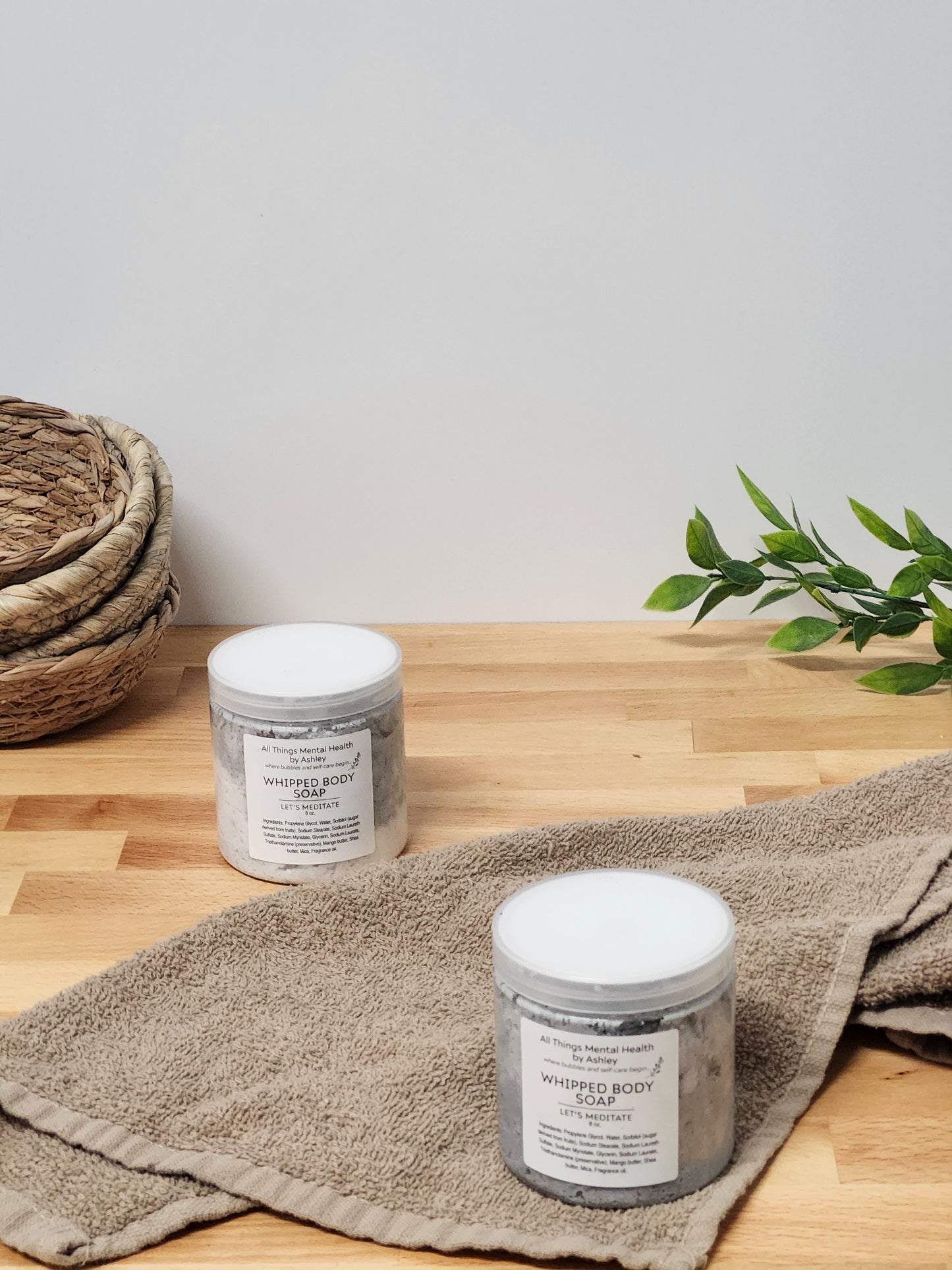 Lets Meditate Whipped Body Butter I Sandalwood & Vanilla I Cocoa Butter I Shea Butter I