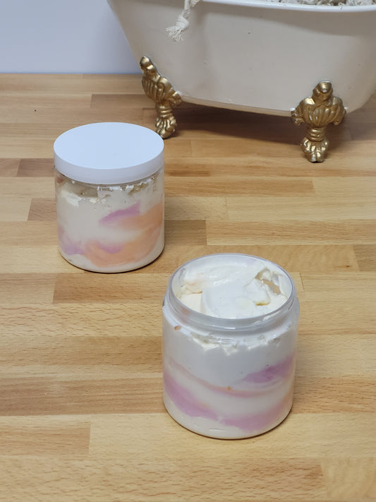 Grapefruit + Sage Whipped Body Butter I Cocoa Butter I Shea Butter I Valentines Day I Spring Collection