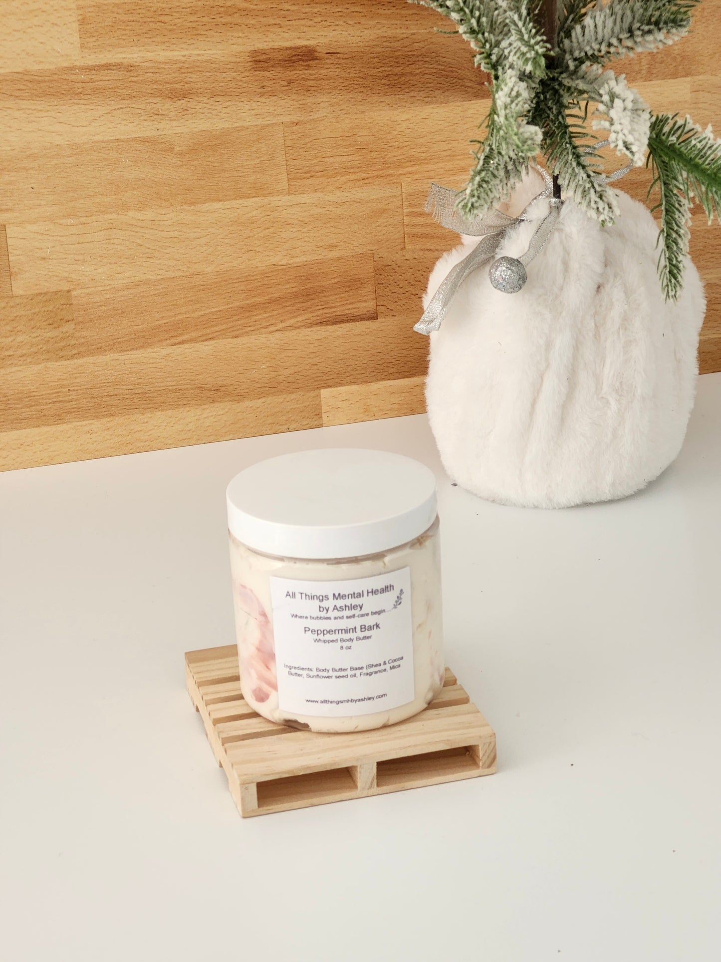 Peppermint Bark Whipped Body Butter I Christmas Collection I Peppermint I Cocoa Butter I Shea Butter I Winter Collection I