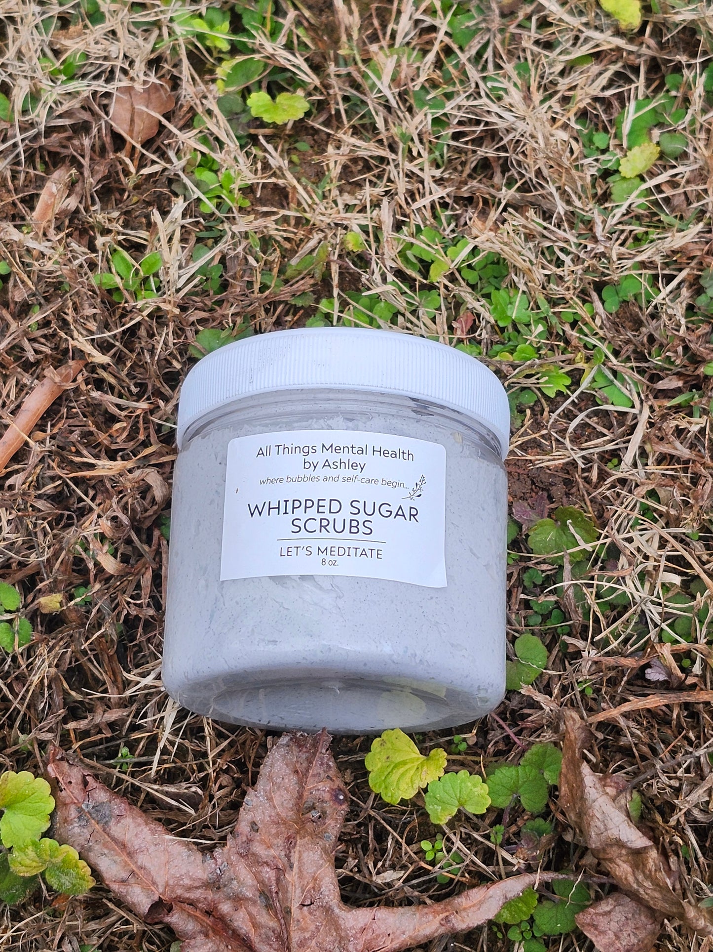 Lets Meditate Whipped Sugar Scrub I Sandalwood & Vanilla I Shea Butter I Masculine Collection