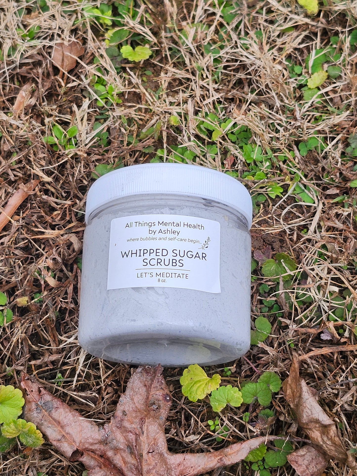 Lets Meditate Whipped Sugar Scrub I Sandalwood & Vanilla I Shea Butter I Masculine Collection