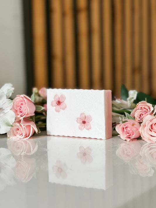 Cherry Blossom Bar Soap I Goats Milk I Spring Collection