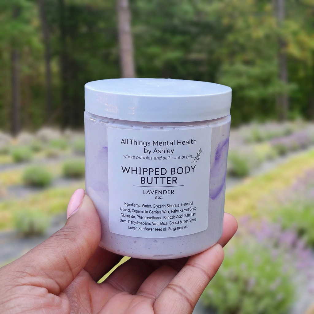Lavender Whipped Body Butter I Lavender & Vanilla I Cocoa Butter I Shea Butter I Spring Collection I