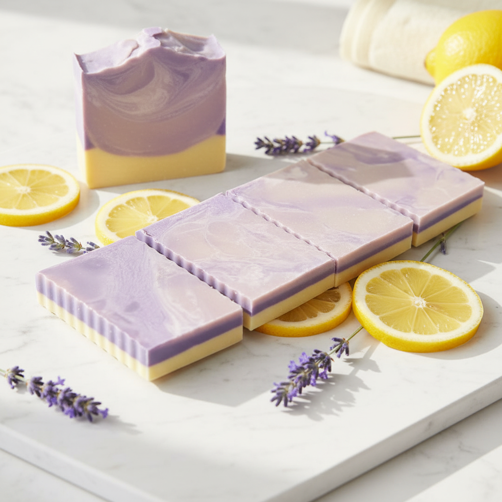 Lavender Lemonade Bar Soap