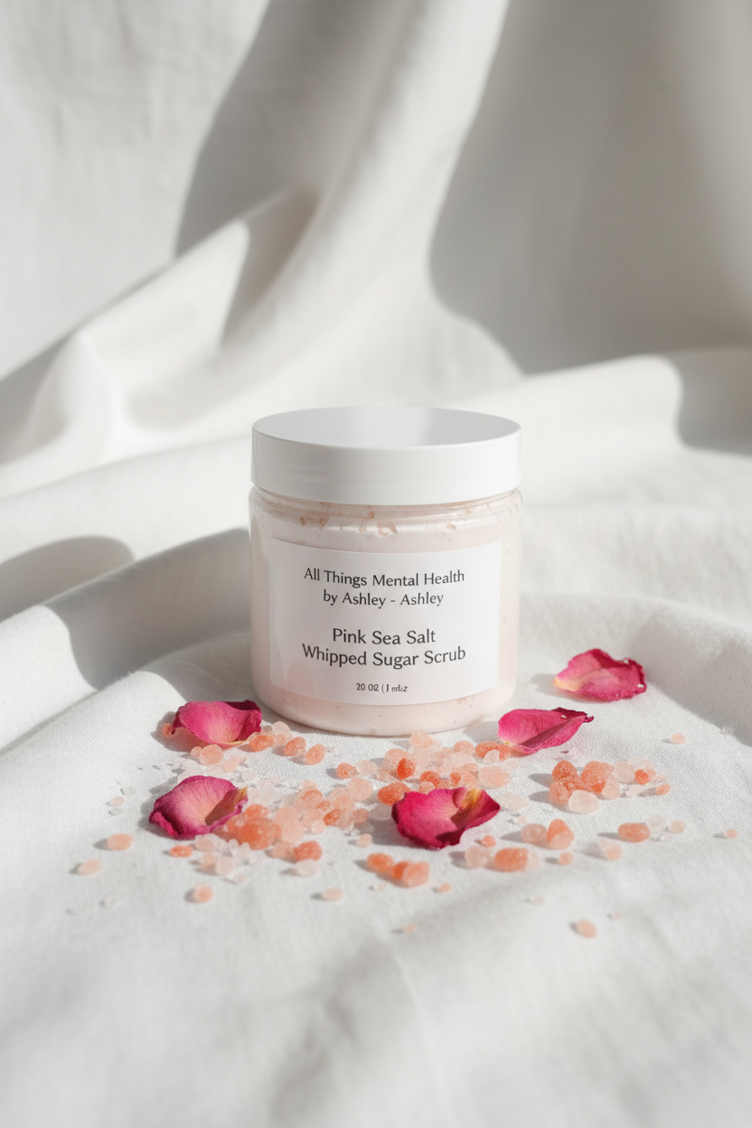 Pink Sea Salt Whipped Sugar Scrub