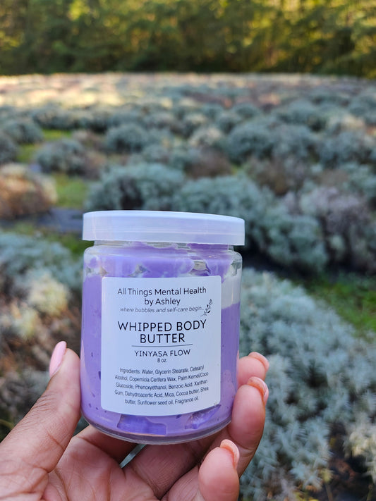 Vinyasa Flow Whipped Body Butter I Lavender I Rosemary I White Sage I Cocoa Butter I Shea Butter I Spring Collection I