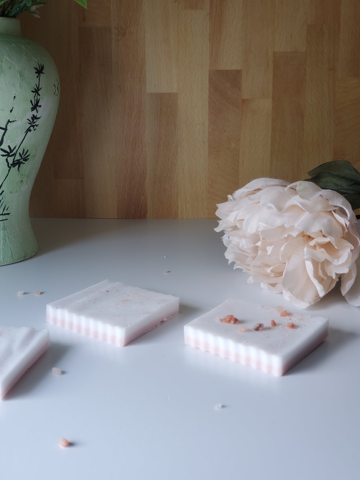 Pink Sea Salt Bar Soap I Fresh I Goats Milk I