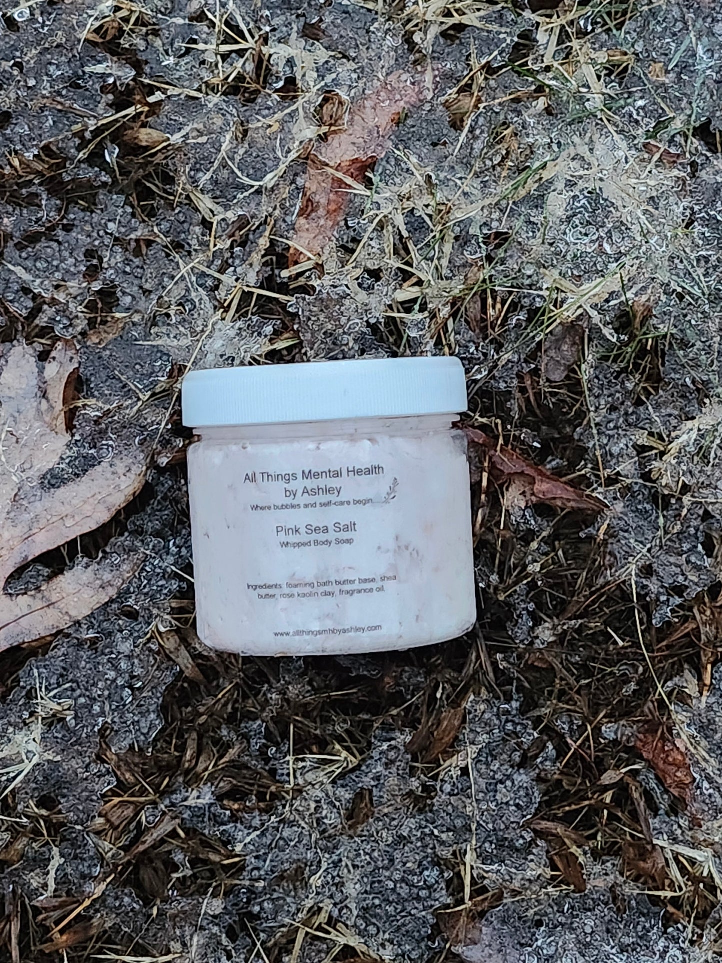 Pink Sea Salt Whipped Body Soap I Shea Butter I