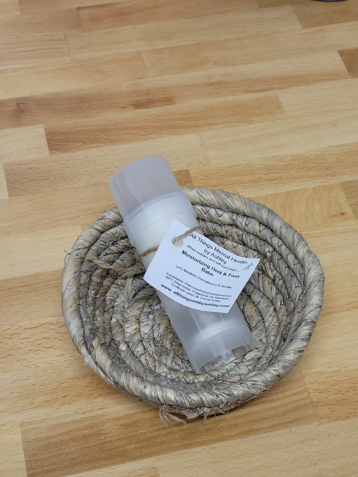 Let's Meditate I Sandalwood I Vanilla I Heel & Foot Balm I Masculine Collection