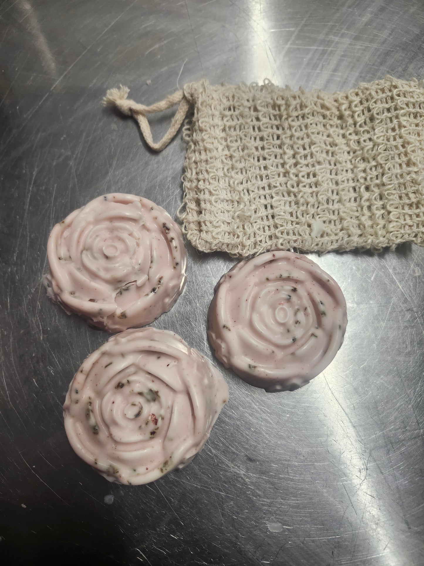 Wildflower Rose Bar Soap I Goats Milk I Spring Collection I Valentine's Day