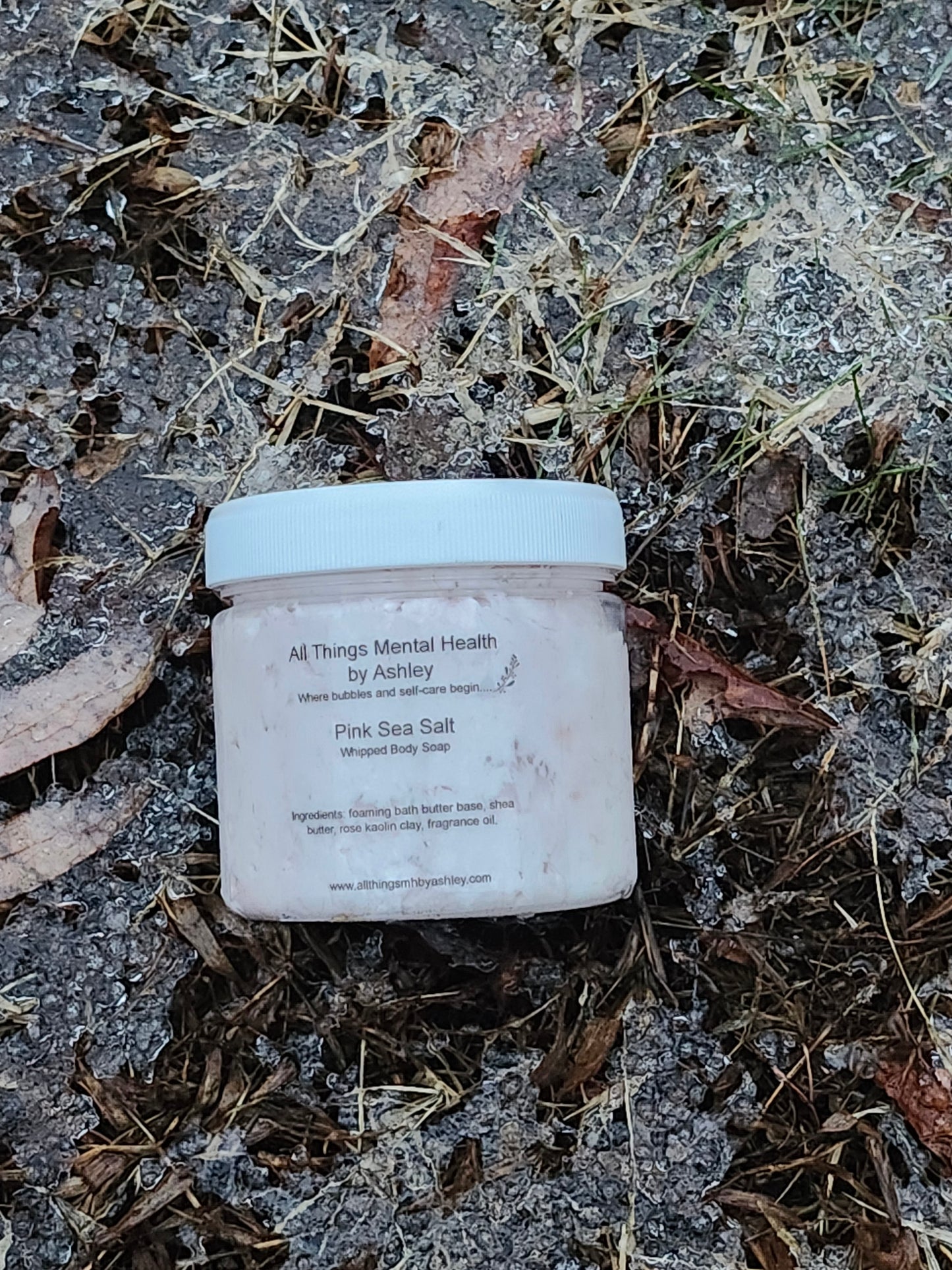 Pink Sea Salt Whipped Body Soap I Shea Butter I