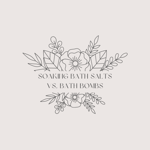 Bath Salts vs. Bath Bombs