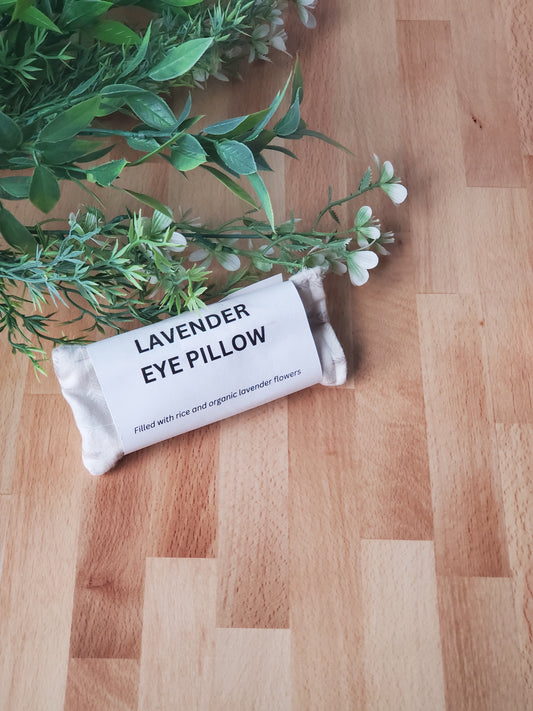Off- White Leaf I Eye Pillow I Lavender I Spring Collection