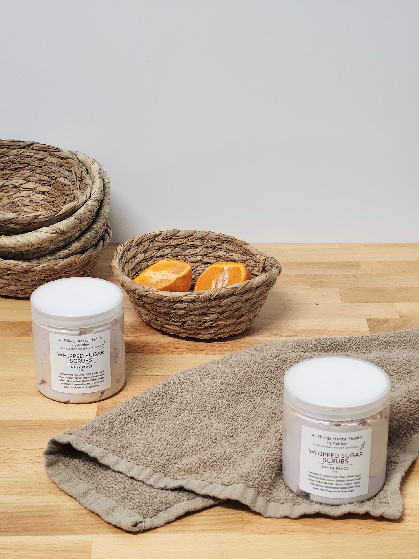 Patchouli + Zest Whipped Sugar Scrub I Inner Peace I Shea Butter I Mango Butter I Spring Collection I Summer Collection