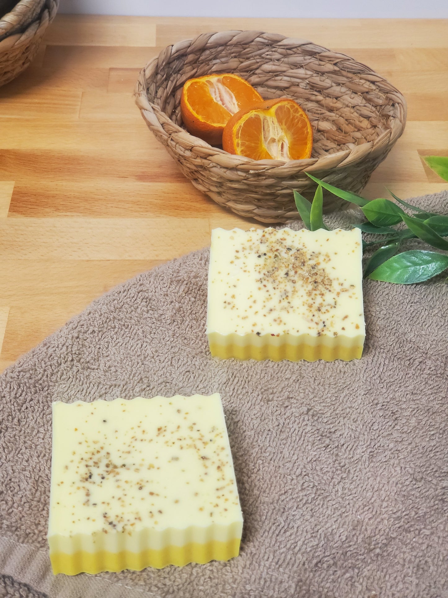 Lemon + Orange  Bar Soap I Goats Milk I Spring Collection I Summer Collection