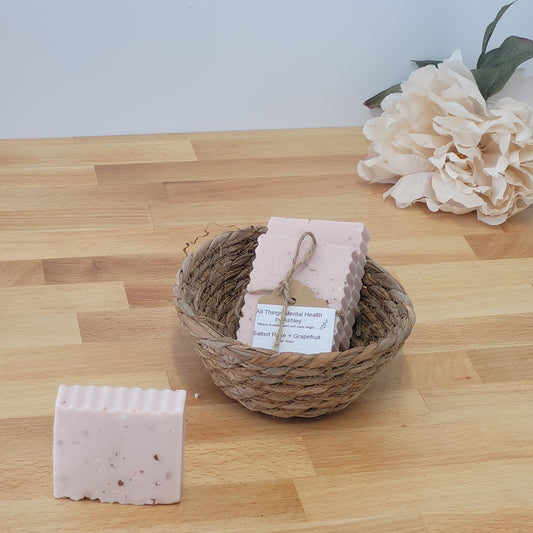 Salted Grapefruit + Rose Bar Soap I Goats Milk I Spring Collection I Valentines Day I Summer Collection