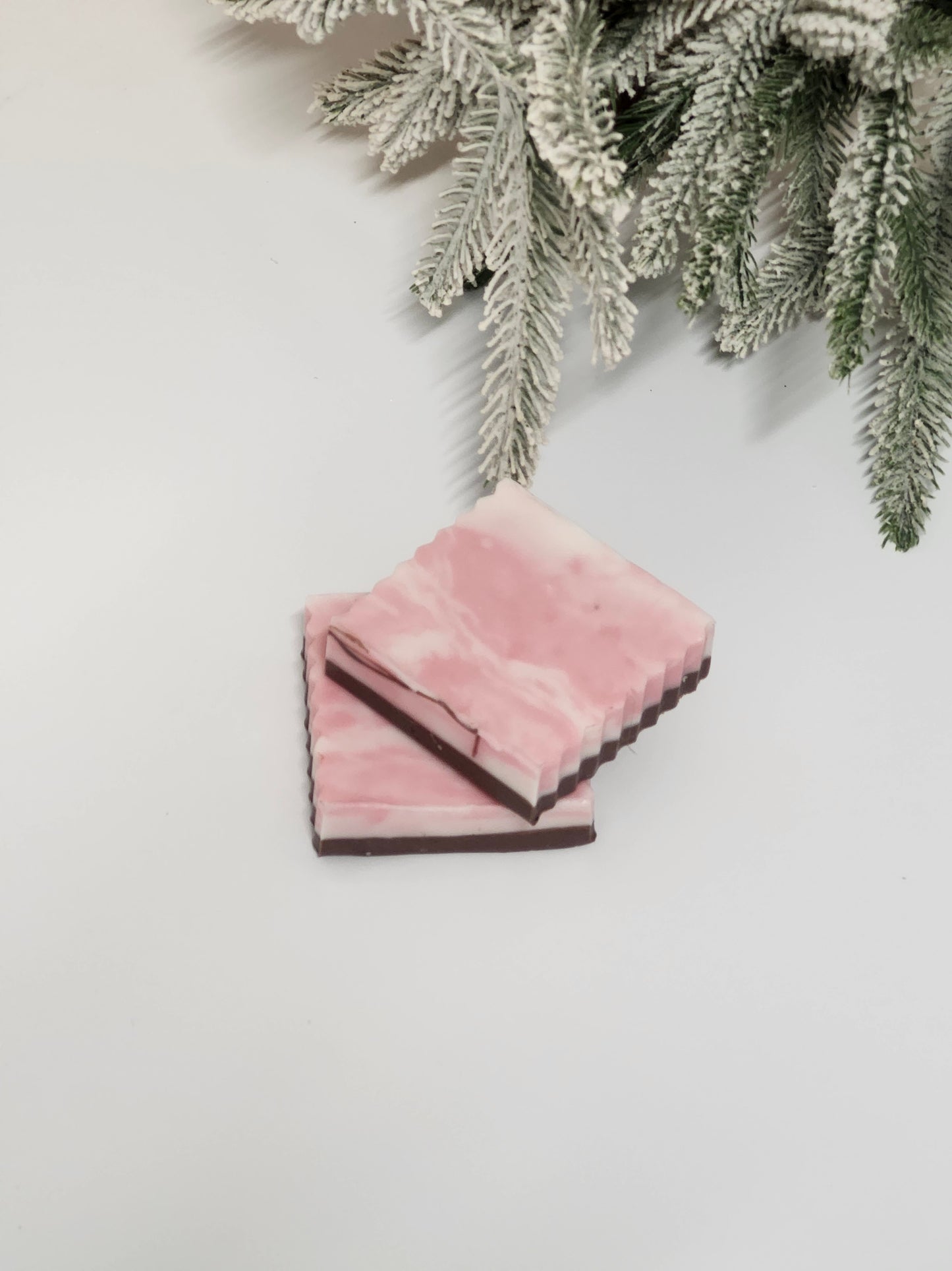 Peppermint Bark Bar Soap I Goats Milk I Winter Collection