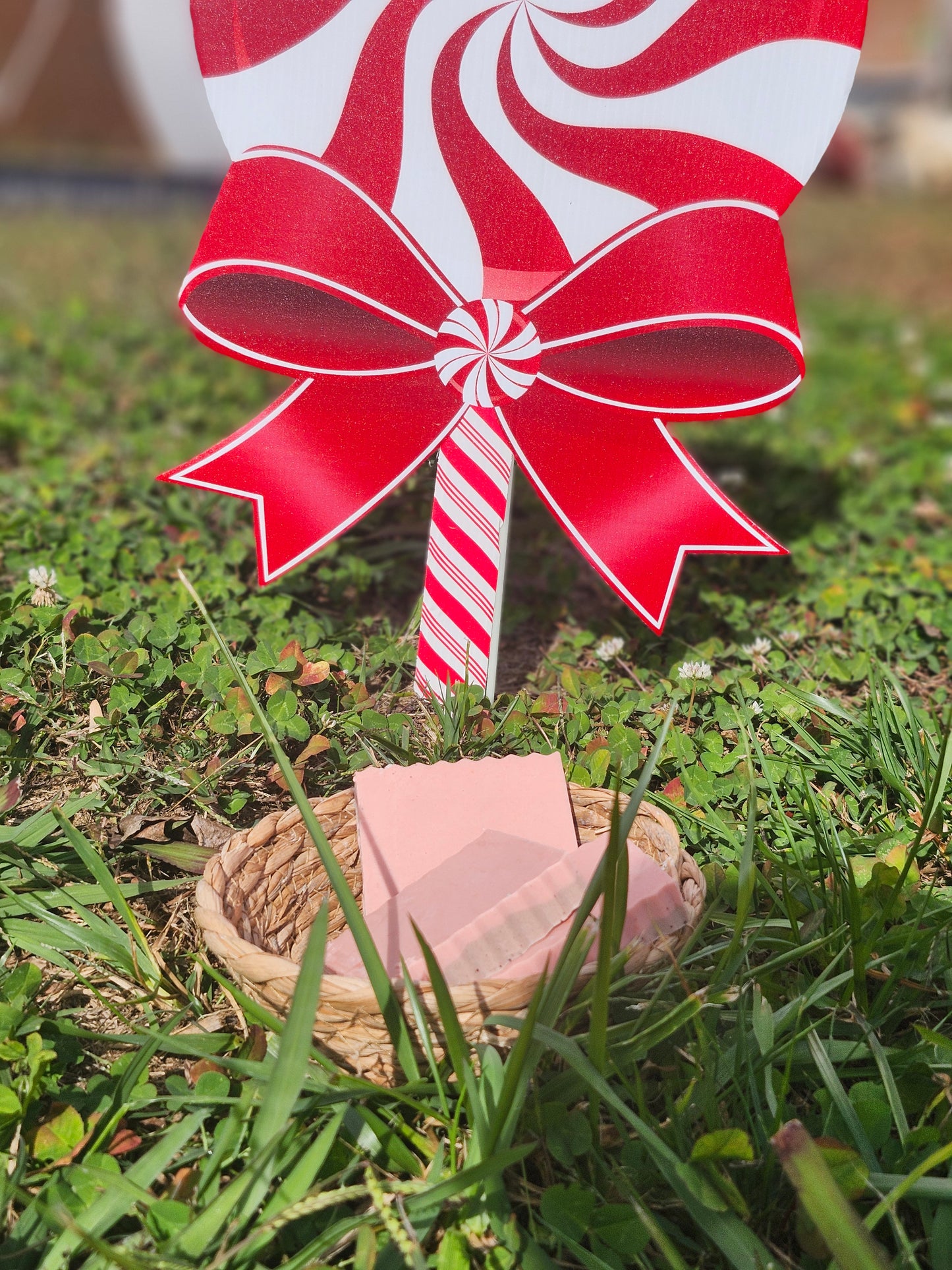 Peppermint Bark Bar Soap I Goats Milk I Winter Collection