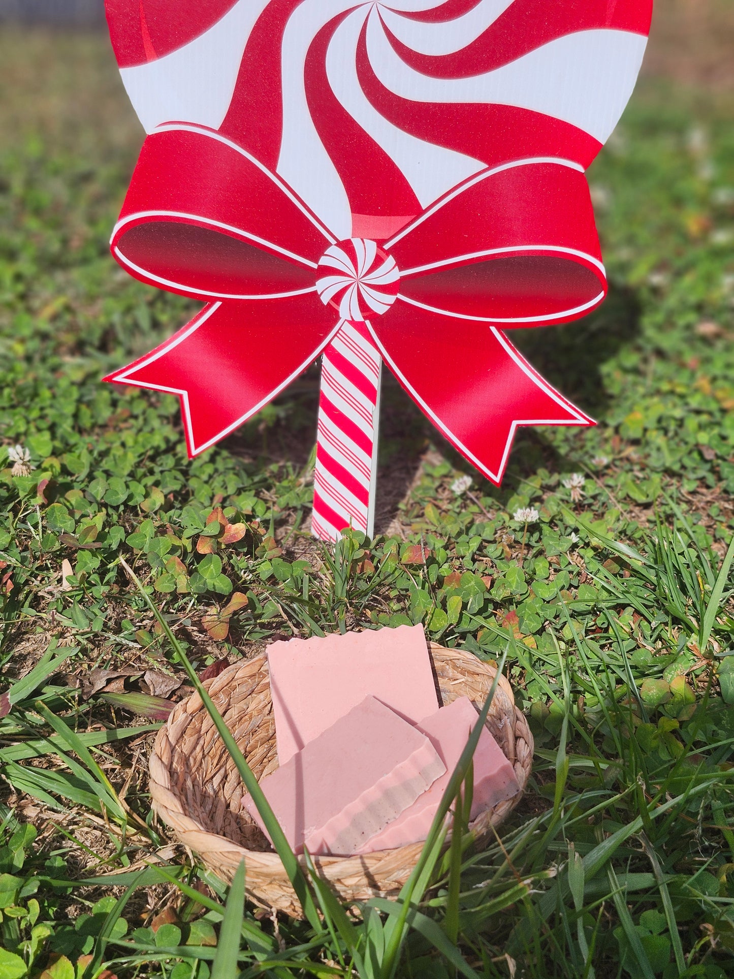 Peppermint Bark Bar Soap I Goats Milk I Winter Collection