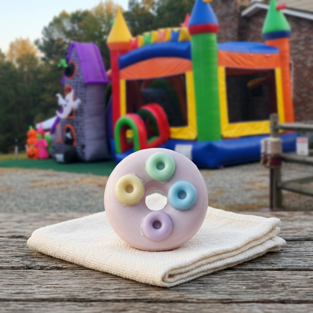 Morning Cartoon Donut Soap I Shea Butter I Mango Butter I Kids Collection