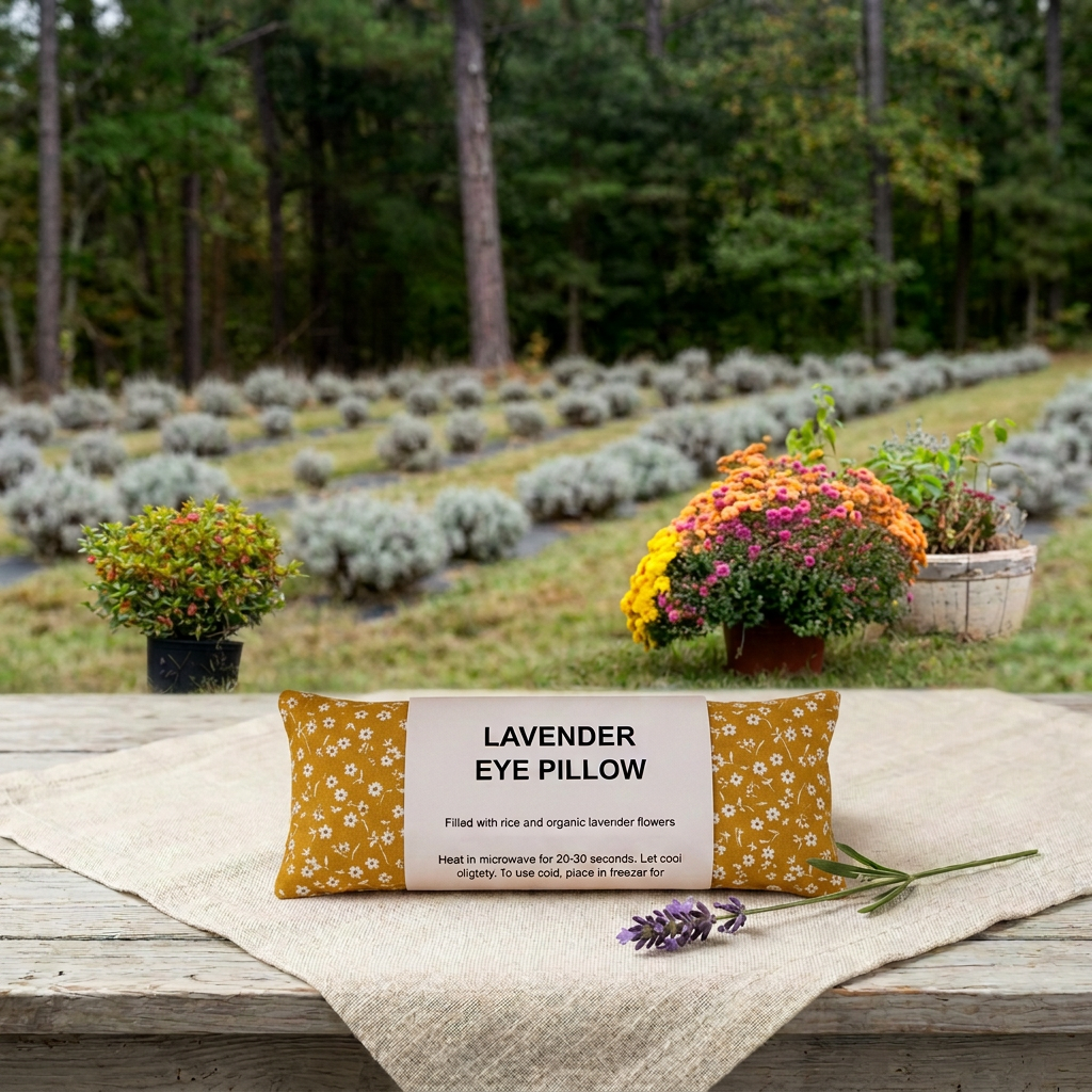 Mustard Floral I Eye Pillow I Lavender I Spring Collection