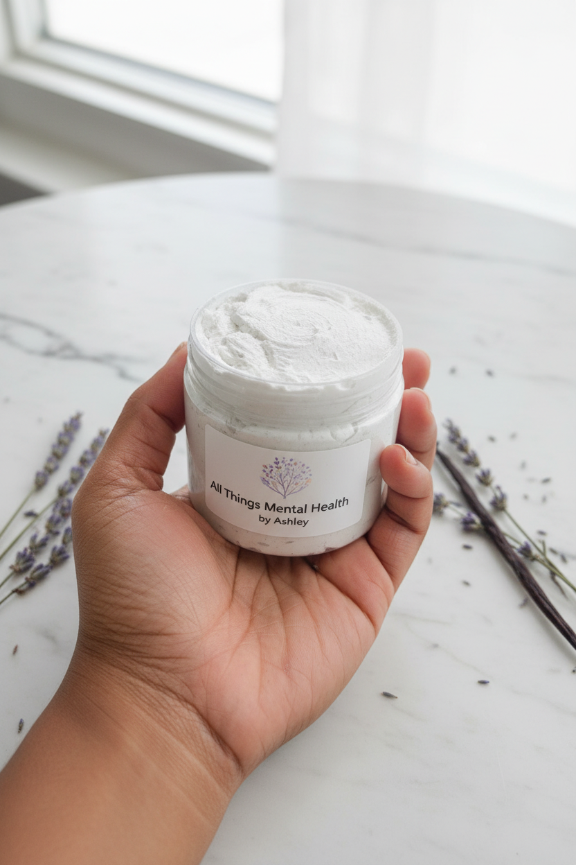Lavender Whipped Sugar Scrub