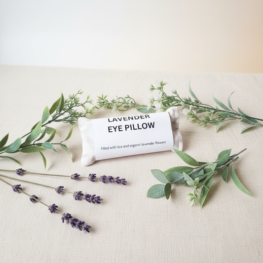 Off-White Leaf Eye Pillow