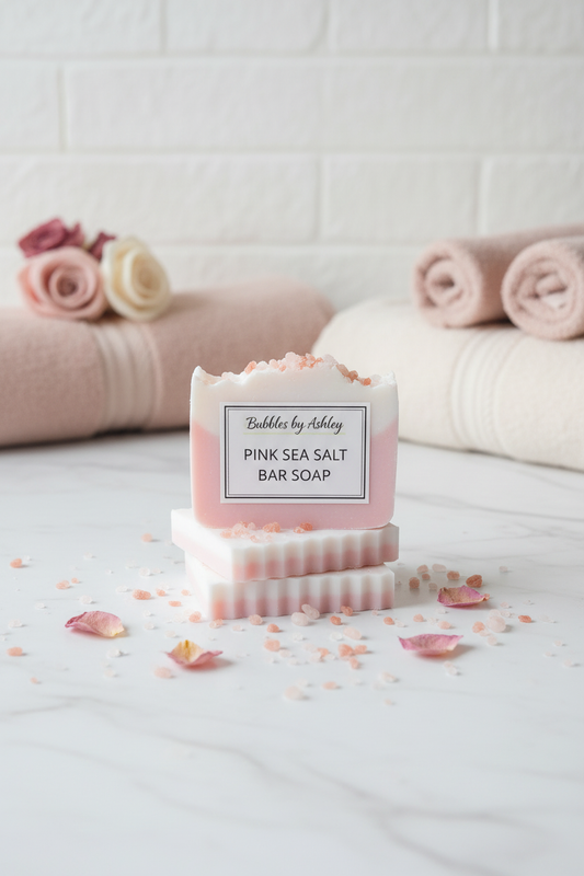 Pink Sea Salt Bar Soap
