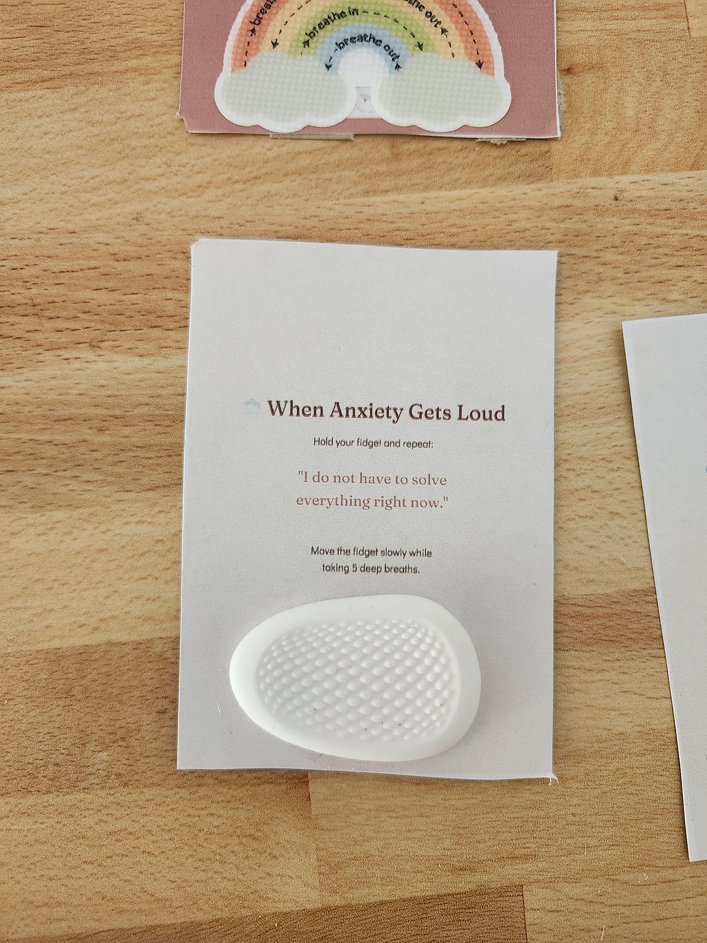 Pocket Peace™ Mental Health Fidget Cards
