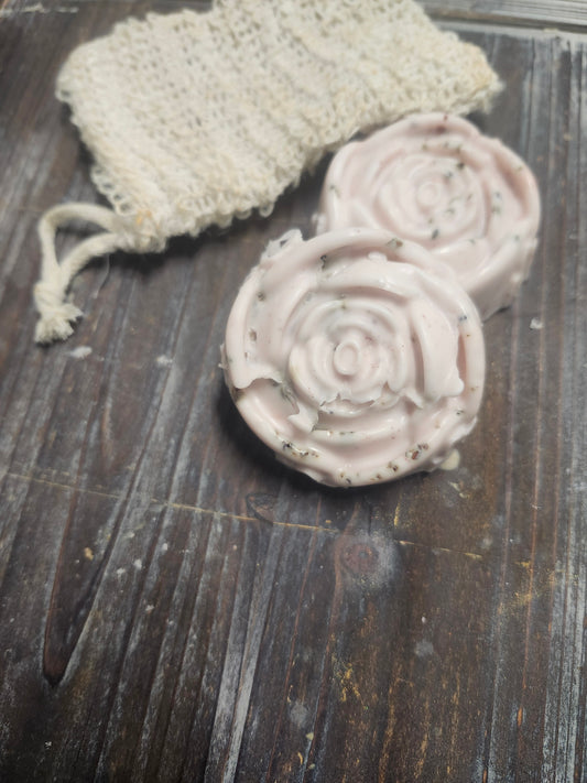 Wildflower Rose Bar Soap I Goats Milk I Spring Collection I Valentine's Day