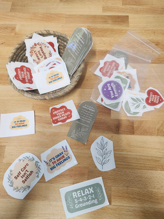 Mental Health Shower Stickers Bundle