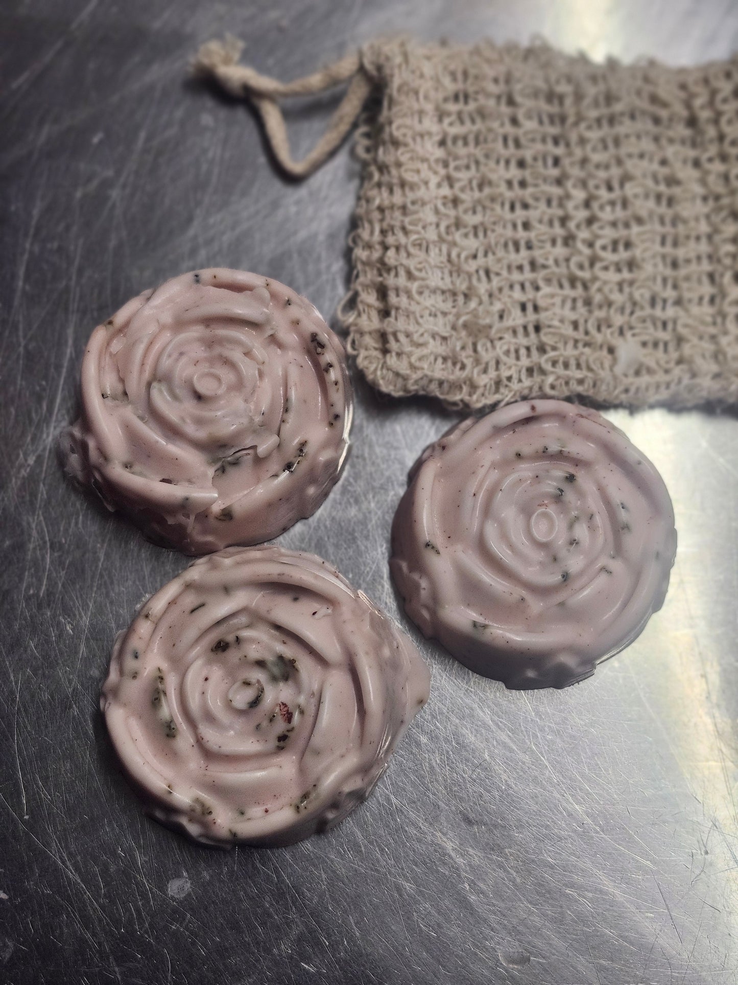 Wildflower Rose Bar Soap I Goats Milk I Spring Collection I Valentine's Day