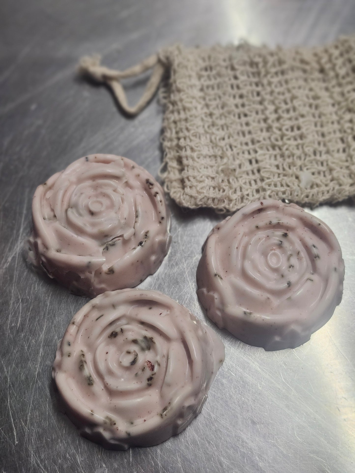 Wildflower Rose Bar Soap I Goats Milk I Spring Collection I Valentine's Day