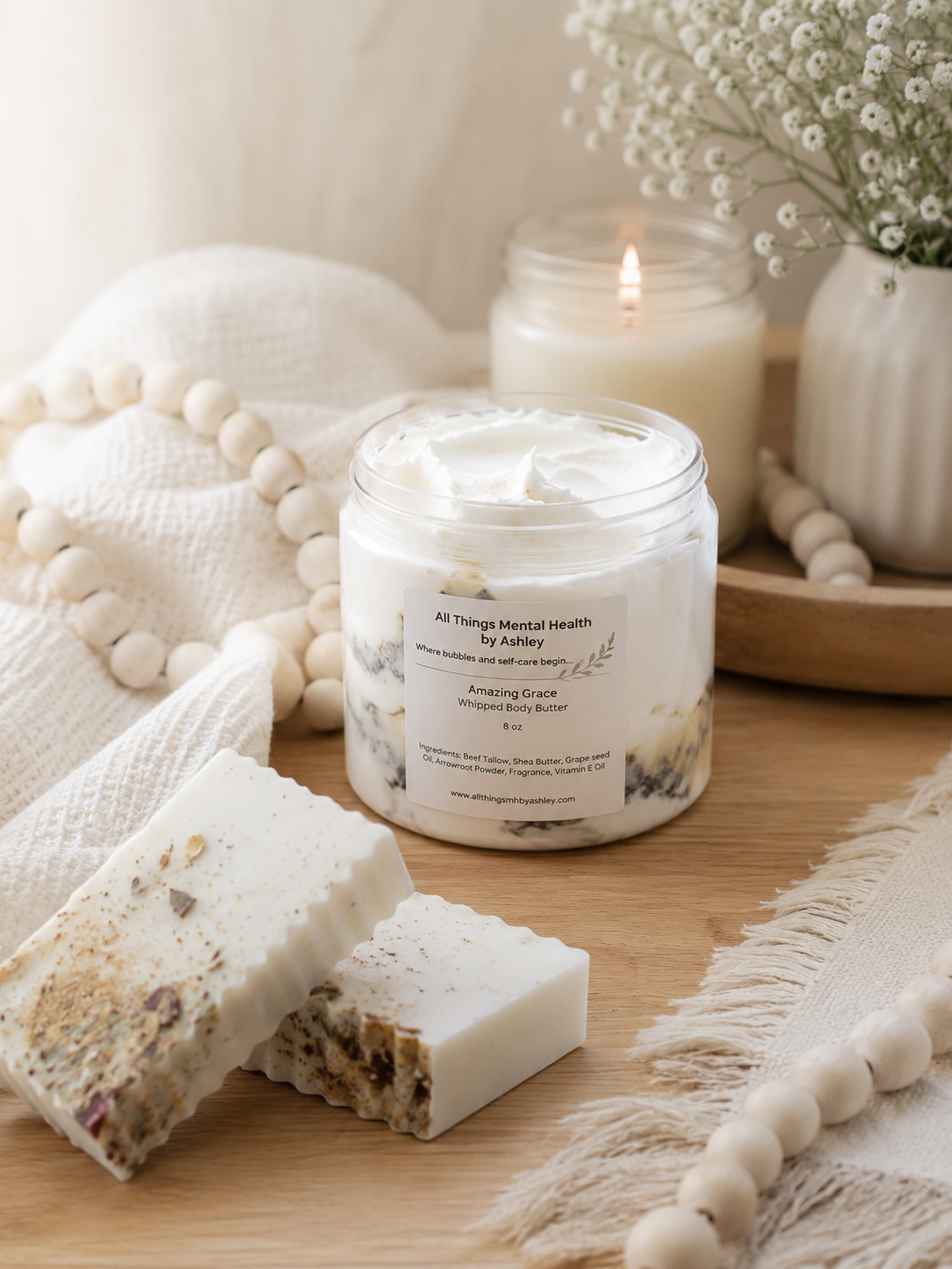 Amazing Grace Bar Soap I Bergamont & Jasmine I Goats Milk I Spring Collection I