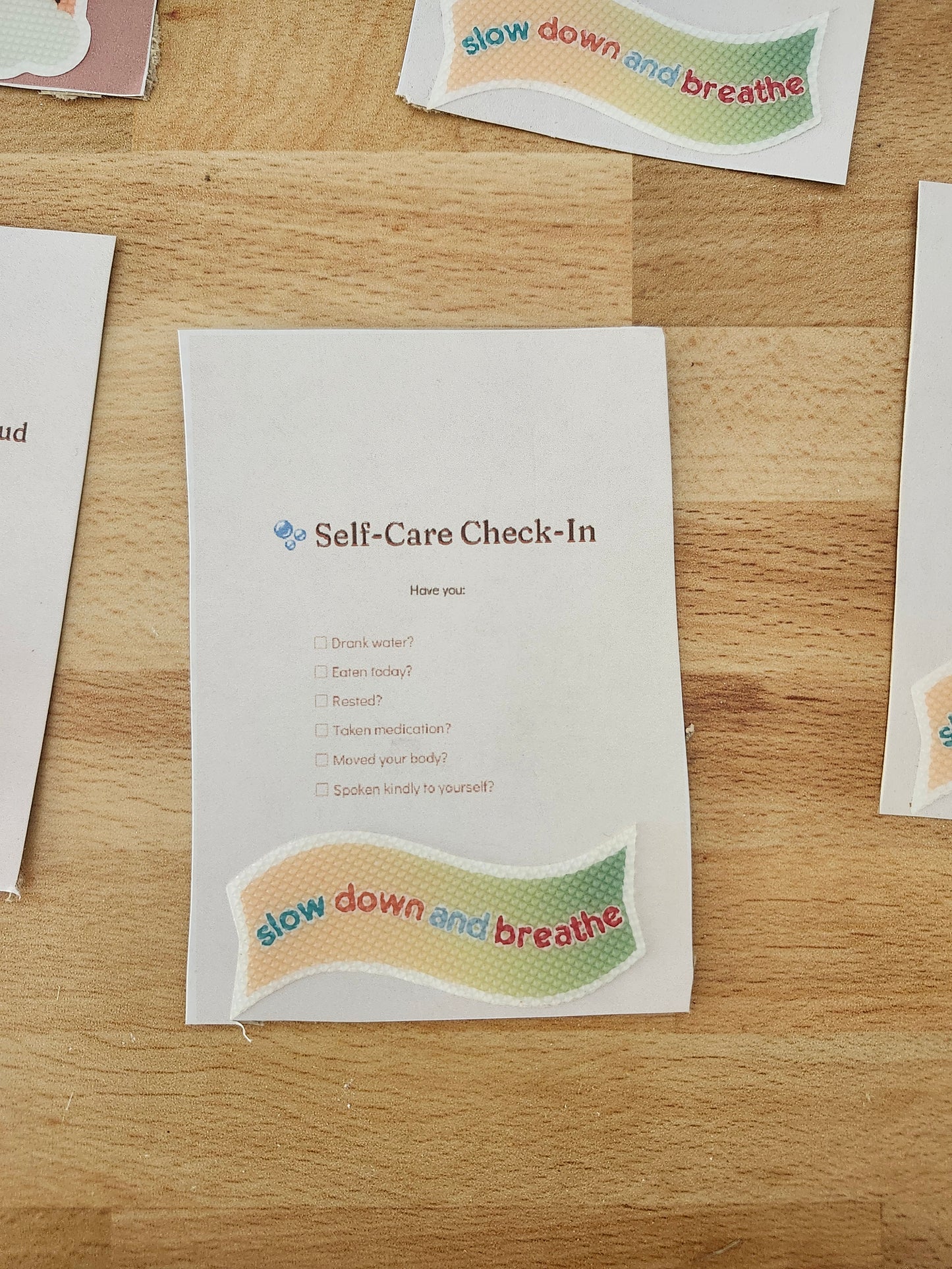 Pocket Peace™ Mental Health Fidget Cards