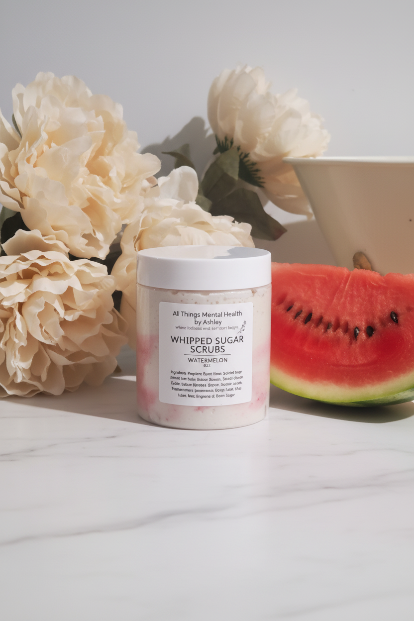 Watermelon Whipped Sugar Scrub